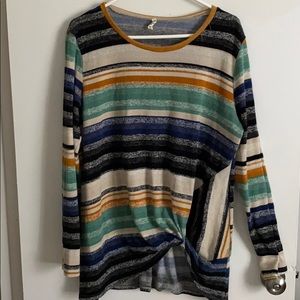 Multi colored knot shirt